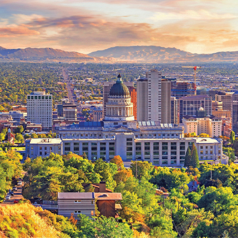 Utah Capitol view