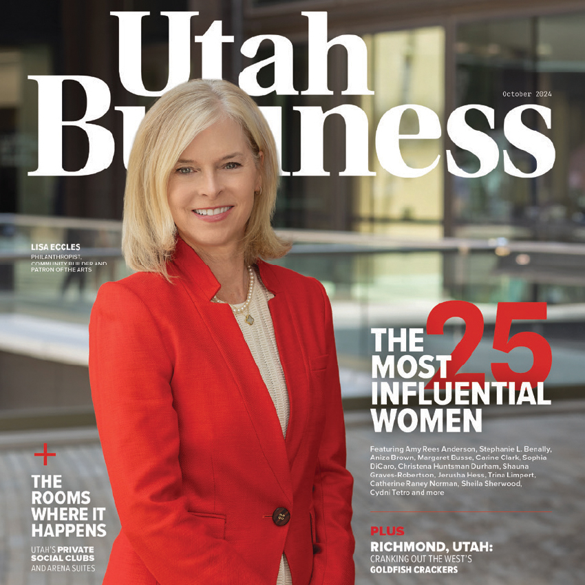 Utah Business Magazine cover